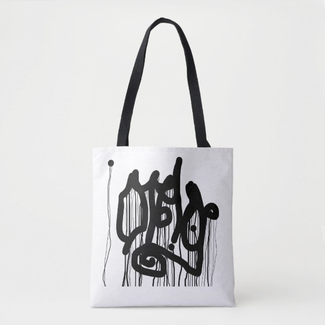 Bolso De Tela ¿Diga? (Anverso)