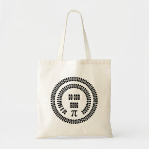 Bolso De Tela Dígitos matemáticos de Happy Pi Day 2017 3.14