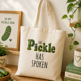Bolso De Tela Dill Cute Tendencia Pepino Ha Hablado Amante de Pe