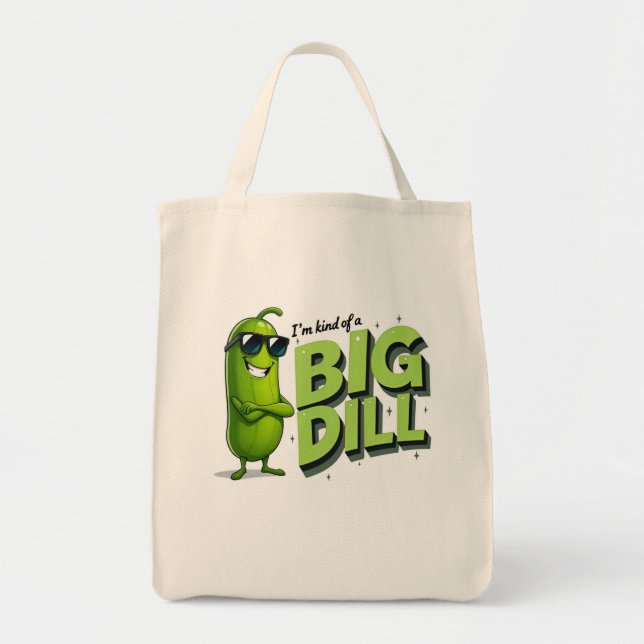 Bolso De Tela Dill Pickles Lovers Gift - Divertidos diseños de P (Frente)