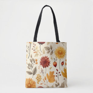 Bolso De Tela Dilo con hojas de otoño -