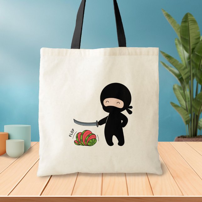 Bolso De Tela Diminuta sandía de corte Ninja (Subido por el creador)