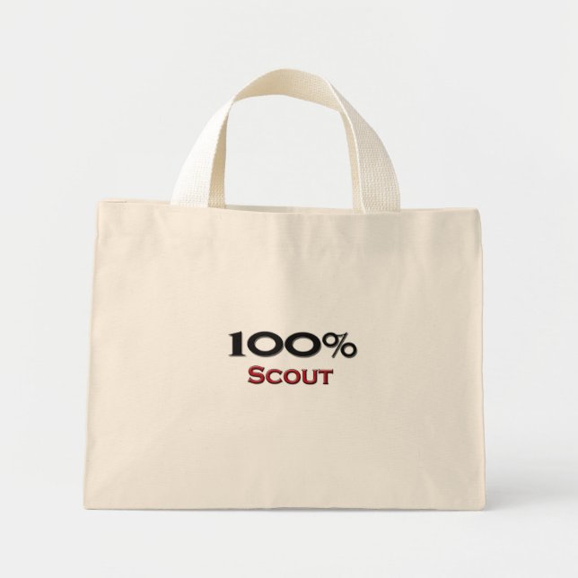 Bolso De Tela Diminuto 100% Scout (Frente)