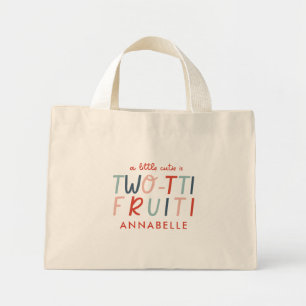 Bolso De Tela Diminuto 2.ª fruta de cumpleaños verano fiesta de niños