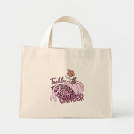 Bolso De Tela Diminuto Abordar el cáncer de pulpa de fútbol cáncer de mam