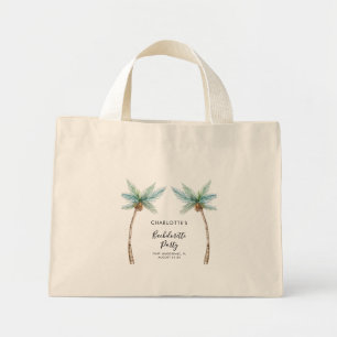 Bolso De Tela Diminuto Accesorios de Despedida de Soltera con Acuarelas d