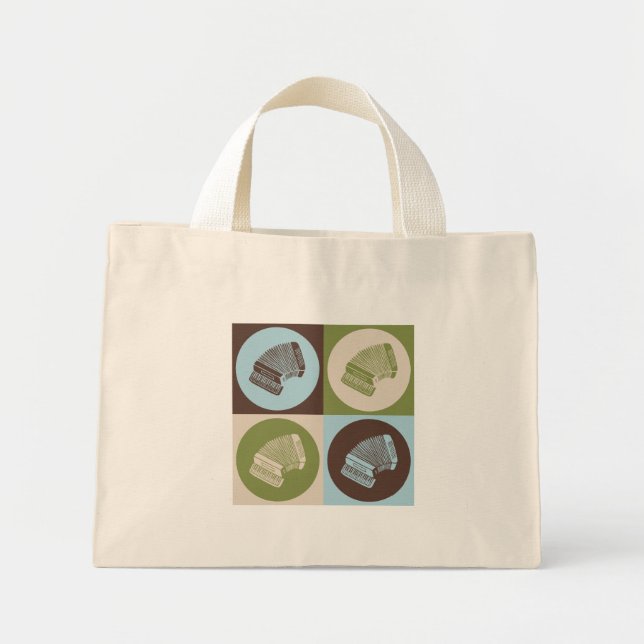 Bolso De Tela Diminuto Acuerdo de pop art (Frente)