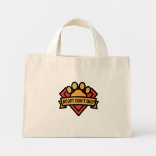 Bolso De Tela Diminuto Adoptar no comprar