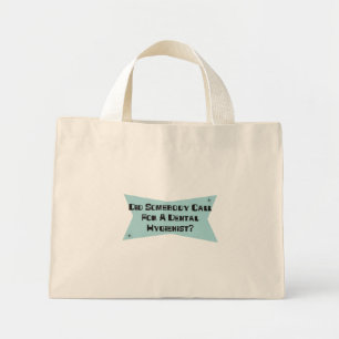 Bolso De Tela Diminuto Alguien Llamó A Un Higienista Dental