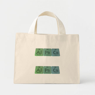 Bolso De Tela Diminuto Alpaca-Al-Pa-Ca-Aluminio-Protactinio-Calcio