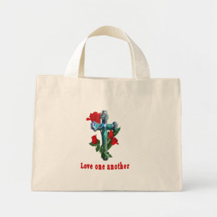 Bolso De Tela Diminuto Amar uno a otro
