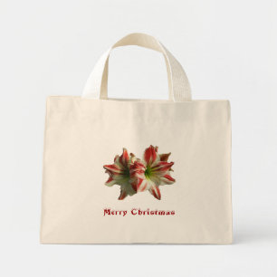 Bolso De Tela Diminuto Amaryllis Merry Christmas Tote Bag