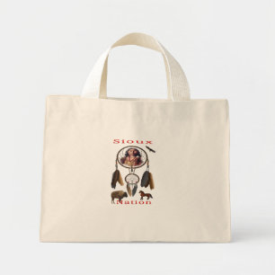 Bolso De Tela Diminuto Americano nativo