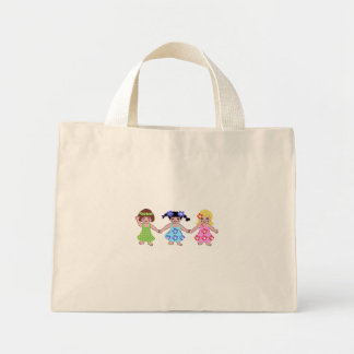 Bolso De Tela Diminuto Amigos