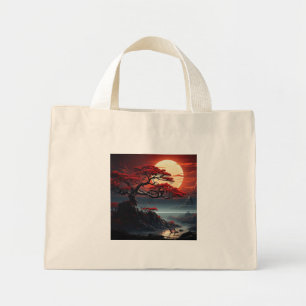 Bolso De Tela Diminuto Árbol Bonsai
