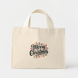 Bolso De Tela Diminuto Árbol de navidad