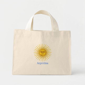 Bolso De Tela Diminuto Argentina Sun, Argentina