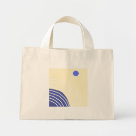 Bolso De Tela Diminuto arte abstracto moderno