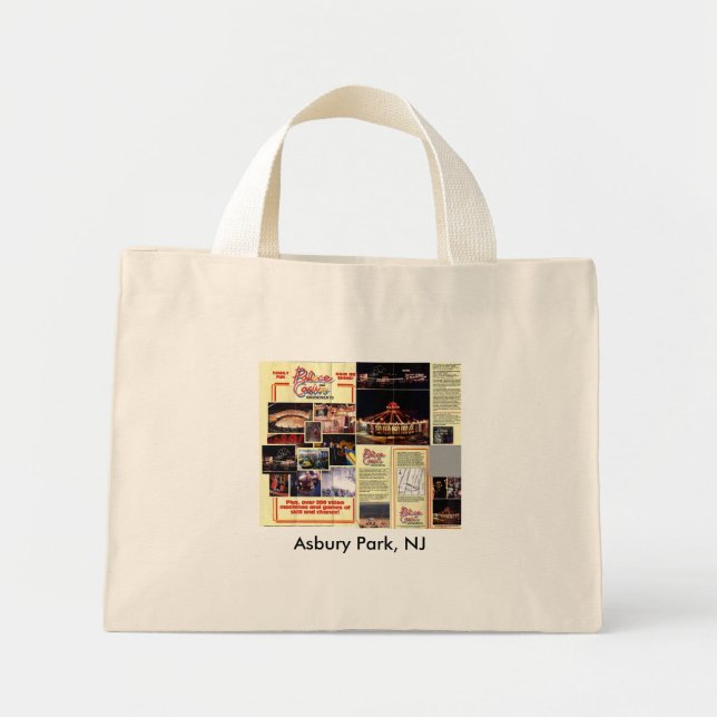 Bolso De Tela Diminuto Asbury Park, New Jersey - Palace Park, NJ (Frente)