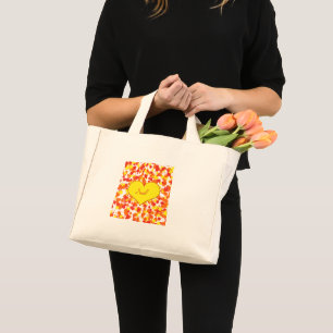 Bolso De Tela Diminuto ASL-I Love You with Heart de Shirley Taylor
