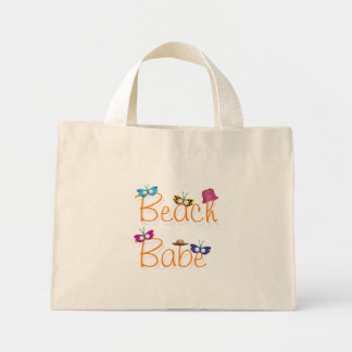 Bolso De Tela Diminuto Babe de playa