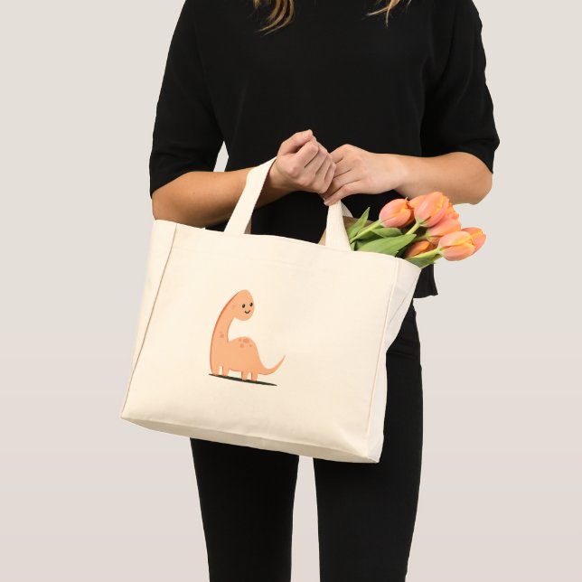 Bolso De Tela Diminuto Baby Dino (Anverso (producto))