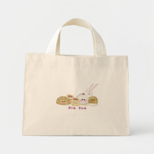 Bolso De Tela Diminuto baggie de tote dim sum