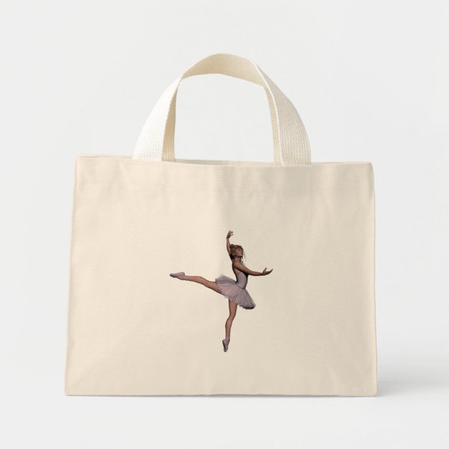 Bolso De Tela Diminuto Ballet (Frente)