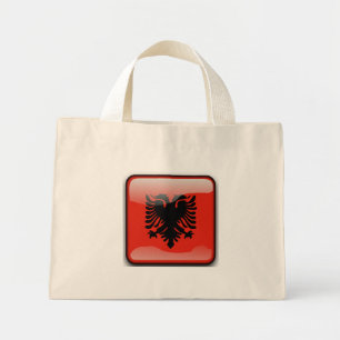 Bolso De Tela Diminuto Bandera de Albania