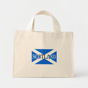 Bolso De Tela Diminuto Bandera de Escocia Escocia invertida tcn