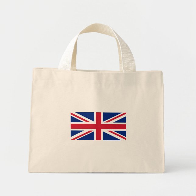 Bolso De Tela Diminuto Bandera del Reino Unido (Frente)