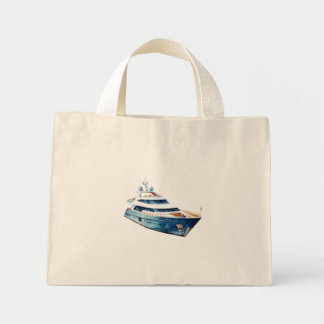 Bolso De Tela Diminuto barco