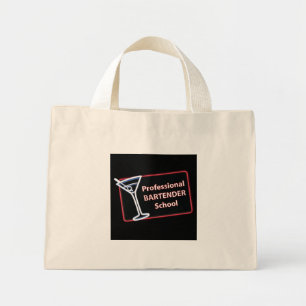 Bolso De Tela Diminuto Bartender School Tote Bag