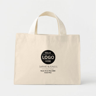 Bolso De Tela Diminuto Basic Logo Custom Bag, Business or Shop Tote Bag