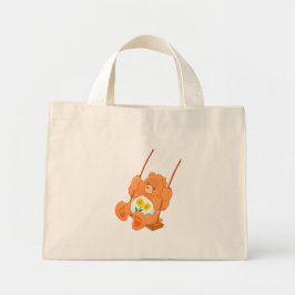 Bolso De Tela Diminuto Bear Tote Bag