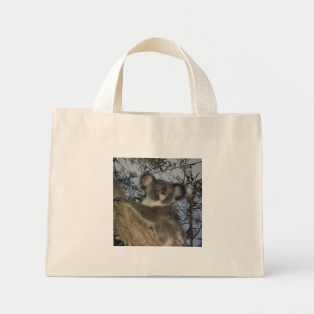 Bolso De Tela Diminuto Bebé Koala (Frente)