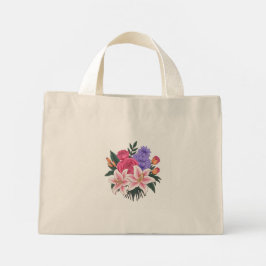 Bolso De Tela Diminuto Bello Ramo