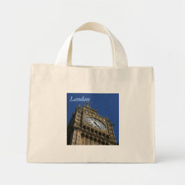 Bolso De Tela Diminuto Big Ben - tote de Londres