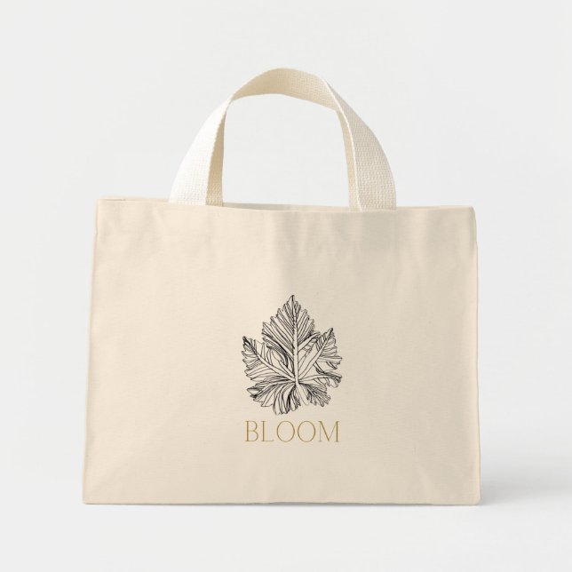 Bolso De Tela Diminuto BLOOM Tote Bag (Frente)
