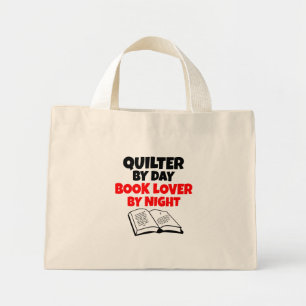 Bolso De Tela Diminuto Book Lover Quilter