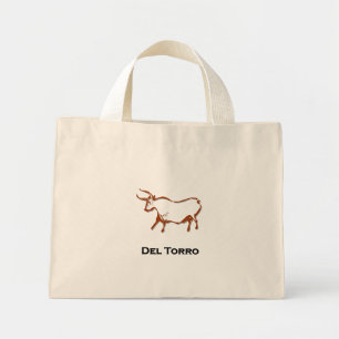 Bolso De Tela Diminuto Bull del toro