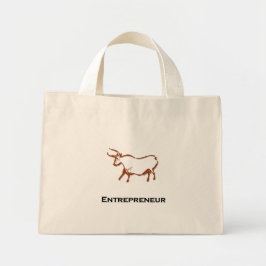 Bolso De Tela Diminuto Bull Entrepreneur Brown