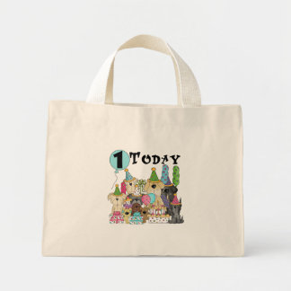 Bolso De Tela Diminuto Cachorros Camisetas de Bash de cumpleaños y regalo