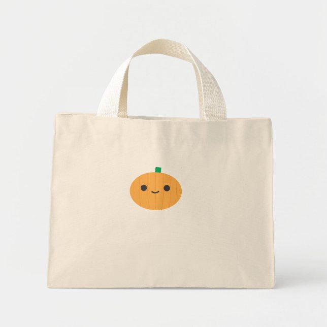 Bolso De Tela Diminuto Calabaza pequeña (Frente)