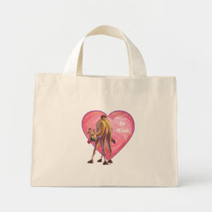 Bolso De Tela Diminuto Camel El día de San Valentín