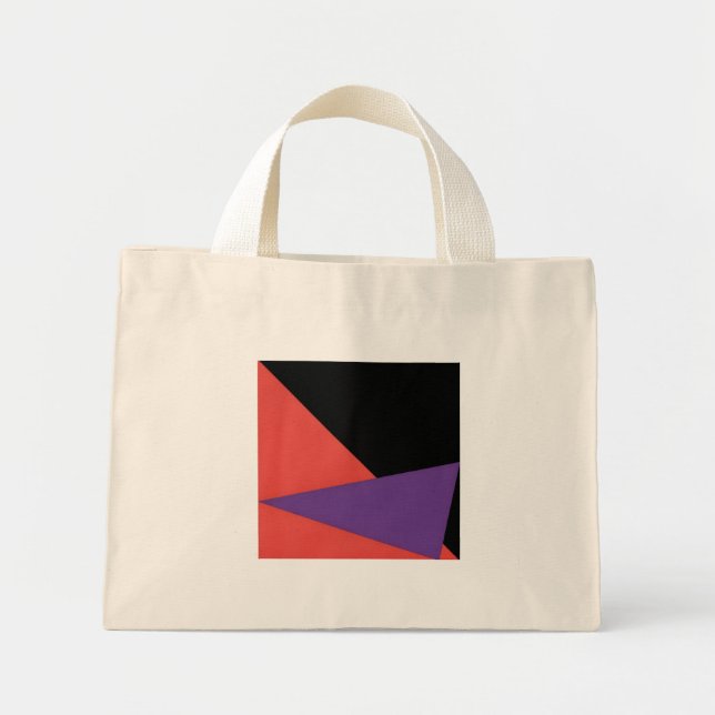 Bolso De Tela Diminuto Camiseta (Frente)