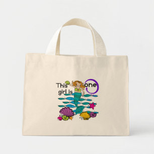 Bolso De Tela Diminuto Camisetas y regalos de cumpleaños de Sirena