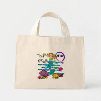 Bolso De Tela Diminuto Camisetas y regalos de cumpleaños de Sirena