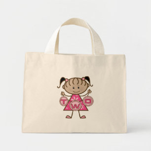 Bolso De Tela Diminuto Camisetas y regalos para el segundo cumpleaños de 