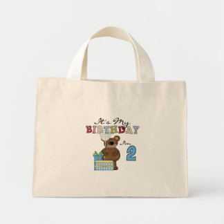 Bolso De Tela Diminuto Camisetas y regalos para el segundo cumpleaños del